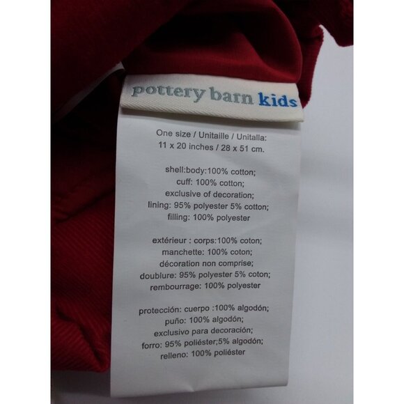 Pottery Barn Kids Bryson Bear on Train Christmas Stocking Holiday Xmas Quilted - Picture 7 of 9